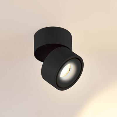 Arcchio LED plafondspot Rotari, 620 lm, 1-lamp, zwart