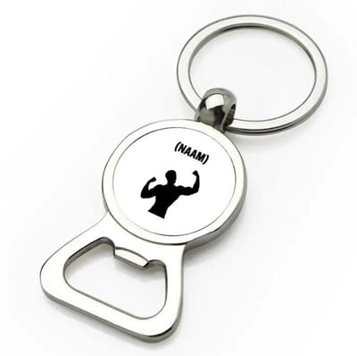 Akyol - fitness met eigen naam flesopener - Fitness - sporter - sportschool - 9 bij 3 cm