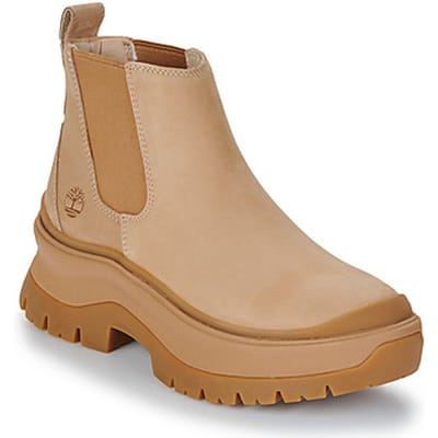 Timberland Roxie Lane Mid Chelsea Boot Light Beige Nubuck Size: 36 | Boots Outlet | Dames | Beige