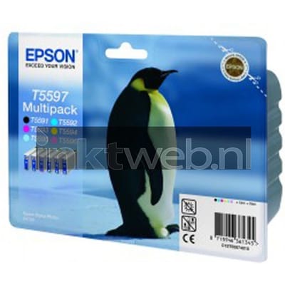 Epson T5597 Multipack zwart en kleur (Origineel)