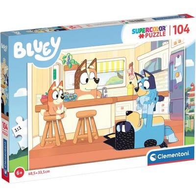 Clementoni - Puzzel - 104 Stukjes - Bluey - Puzzel Voor Kinderen - Vanaf 6 Jaar
