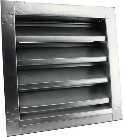 MKK Slats, ventilation grille, duct, ventilation grille, ventilation, supply air, galvanised, many sizes, 500 mm, 500 mm