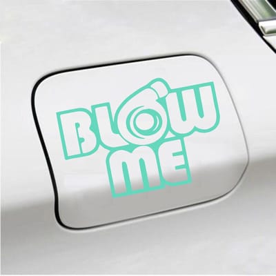 Bumpersticker - Blow Me - 10,1 X 14,8 - Mint