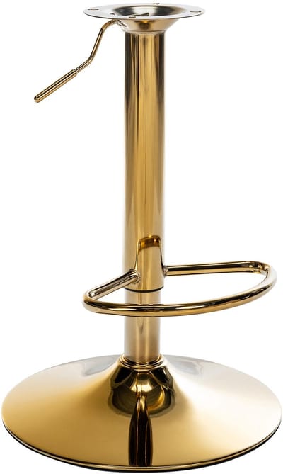 CLP Barkruk frame - Vervangingsframe - In hoogte verstelbare barkruk frame - 8 X 8 CM gatafstand - goud