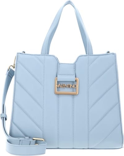 VALENTINO Handtas Schoudertas Oaxaca Shopping Bag Polvere Lichtblauw