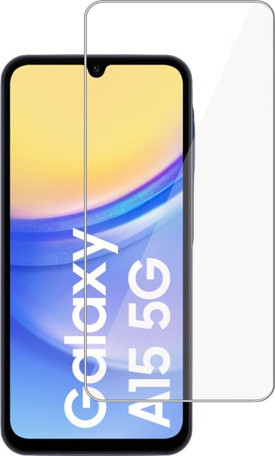 Screenprotector geschikt voor Samsung Galaxy A15 – Gehard Glas - Proteqt+