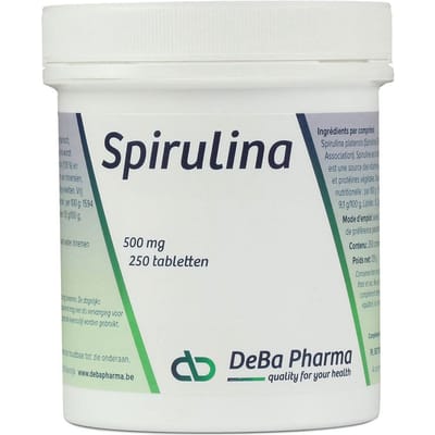 DeBa Pharma Spirulina 500 mg 250 Tabletten