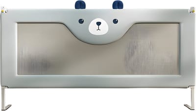 Baby Bedhek - Bedhekje - Bedrail - Uitvalbescherming - Voor bed - Veiligheidsleuningen & Bedbewaker - Beer - 140cm