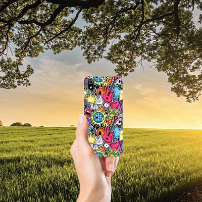 Xiaomi Redmi 7A Silicone Back Cover Punk Rock