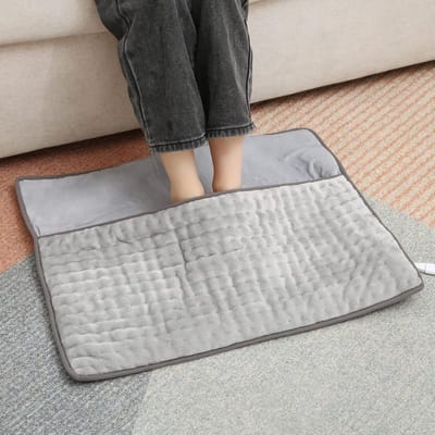 Verwarmde voetenzak met 3 temperatuurinstellingen, snelle verwarming en oververhitting bescherming, ideaal voor koude voeten (58 x 52 cm)