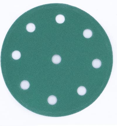Multiblade MB127 schuurschijf 125mm korrel 100 met 9 stofgaten  (10 vellen)