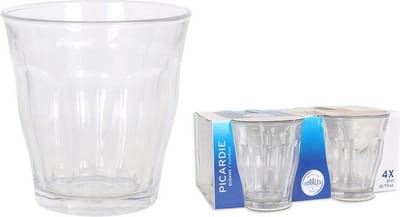 Glazenset Duralex Picardie Kristal 4 Stuks (310 cc)