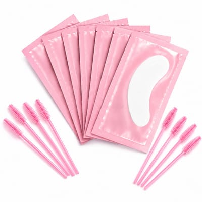 Guardian Beauty Eye Pads - 50 stuks - met 50 stuks Wimper Borstels - Wimper Extensions