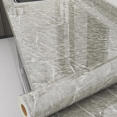 Meubel folie - Keuken sticker - Werkblad beschermen - Zelfklevend waterdicht - 80cm x 3m - Marmerlook