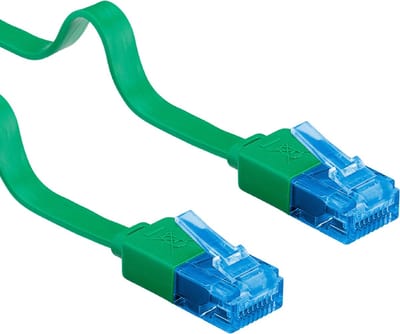 Wentronic CAT6A Netwerkkabel - RJ45 - Groen - 5 m