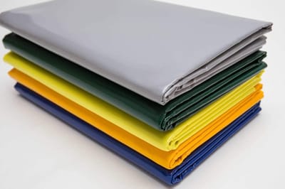 Industrieel Zeil - Meterware PVC - Bescherming op Maat - Waterdicht UV-bestendig - 32m Breed - Blauw