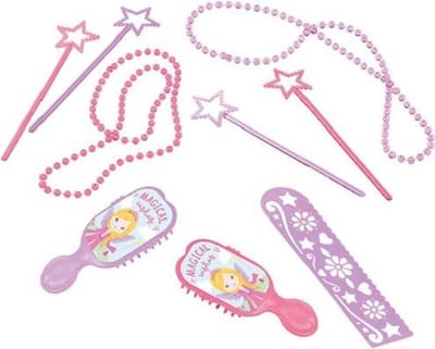 Amscan Decoratieset Princess Paars/roze 24 Stuks