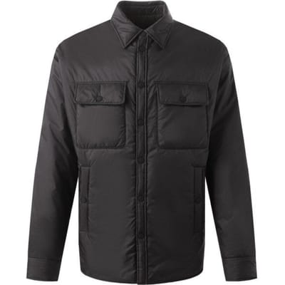 Dsquared2 Licht Gewatteerd Shirt Zwarte Jas