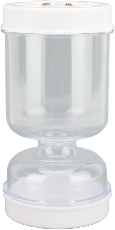 Grote 50oz Lekvrije Uurglas Pot voor Augurken en Olijven met Fork Lid en Handige Scheidingsfunctie