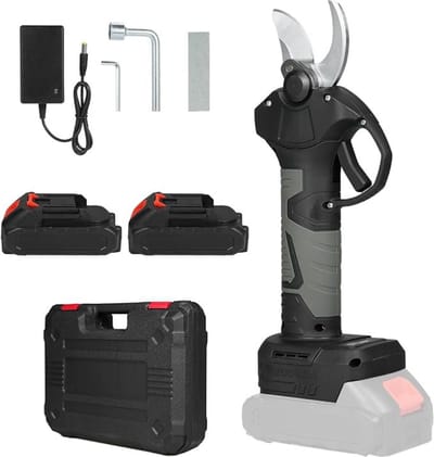 Professionele Snoeischaar met Accu – Takkenschaar 4000mAh – Inclusief Draagtas – Oplaadbaar – Hoogste Kwaliteit – 750W – Zwart