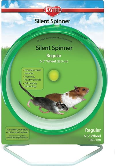 Oefenwiel voor Gerbils, Hamsters en Muizen - 6,5 Inch, Stil en Vrijstaand