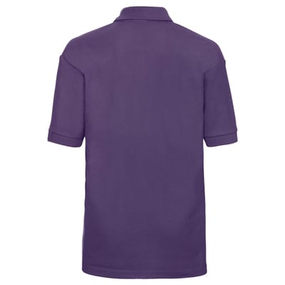 Russell Poloshirt van katoen voor kinderen (Paars)