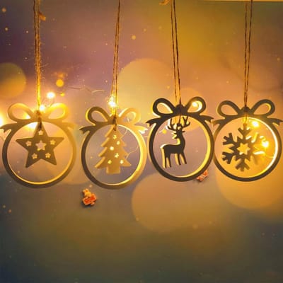 Siliconen Mallen voor Kerst - 2 Stuks DIY Sieraden Maken - Vorm voor Kettingen en Hangers - Creatieve Decoratie en Cadeaus
