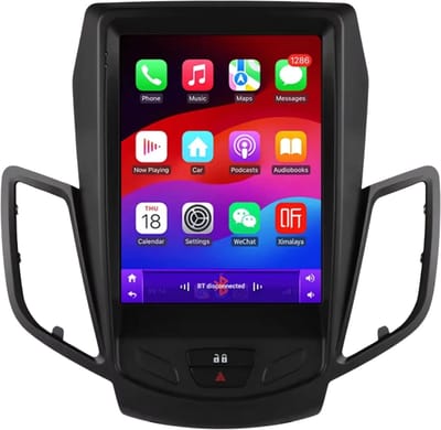 Autoradio met bluetooth - Carplay - Voor Ford Fiesta (2009-2016) - Geschikt voor Apple en Android - Stereo - Navigatie - Navigatiesysteem auto - 2GB 32GB
