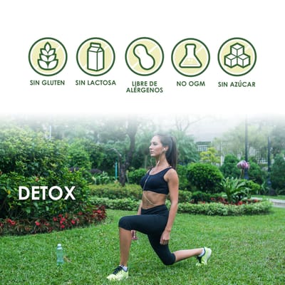 Detox Reiniger Gezonde Fusie | Mariadistel, Artisjok, Radijs, Chlorella | Diuretisch en Drainerend | 60 natuurlijke capsules