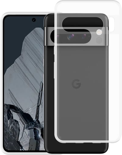 Cazy hoesje geschikt voor Google Pixel 8 Pro Hoesje Siliconen - Flexibele Case - Transparant