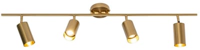 Kosilum - Estrid - Plafondlamp - Goud/Messing - Metaal en aluminium