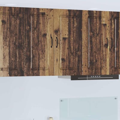 vidaXL - Vaatwasserpaneel - Kalmar - Oudhout - 80 - x - 31 - x - 80 - cm - Bewerkt - hout