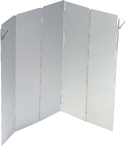 Bo-Camp - Kookwindscherm - Aluminium - 5-Delig