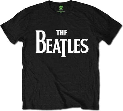 The Beatles - Drop T Logo Heren T-shirt - S - Zwart