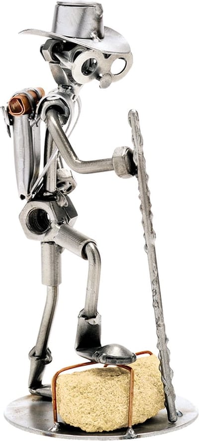 Hinz & Kunst smeedwerkfiguur vrije tijd "wandelaar met stok"