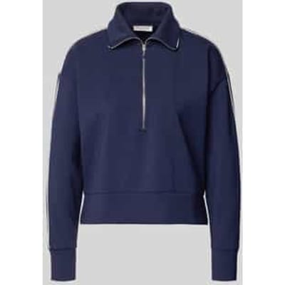sweatshirt met korte Ritssluiting