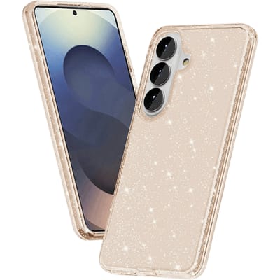 CaseBody Samsung Galaxy S26 Glitz Beschermhoesje Goud