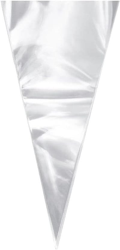 Cone Zakken voor Desserts - 50 Stuks Heldere Cellofaan Zakken voor Party Gift, Cookie en Candy Verpakking