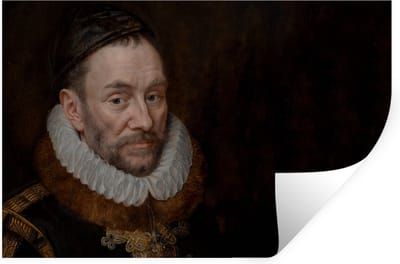 Muurstickers - Sticker Folie - Willem van Oranje - Schilderij - Oude meesters - Kunst - 30x20 cm - Plakfolie - Muurstickers Kinderkamer - Zelfklevend Behang - Zelfklevend behangpapier - Stickerfolie
