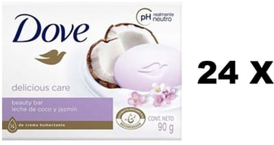Dove Zeep Cocos & Jasmijnblaadjes - 24 x 90 Gram