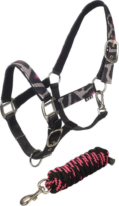 MHS Turnout halster set Pony Pink Turtle