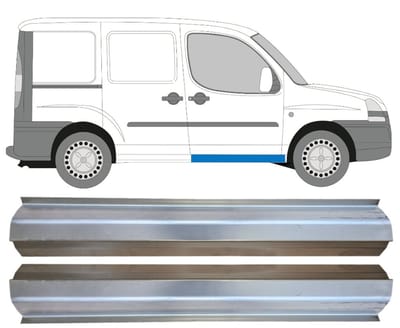 Reparatie dorpel voorste deuren voor Fiat Doblo 2001-2010 / Links + Rechts / Set