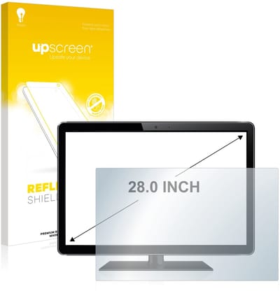 upscreen - Screenprotector voor Alles-in-één PC's met 28 inch-scherm [594 mm x 371 mm, 16:10] - Folie Beschermfolie anti glare matte