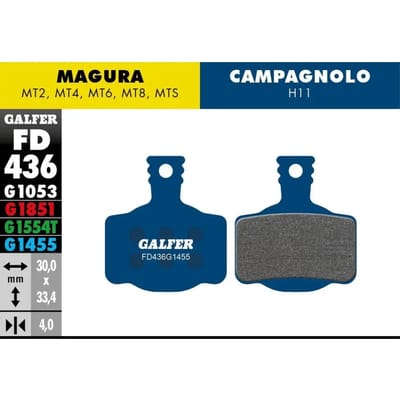 Motorfiets remblokken Galfer MAGURA MT2, MT4, MT6, MT8, MTS