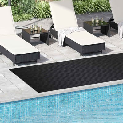 vidaXL - Vloermat - Zwart - 1,5 - x - 4 - m - Rubber