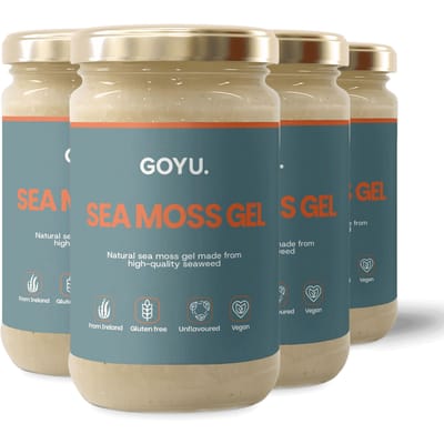 GOYU Sea Moss Gel Combideal 4x 316 gram - Zeemos Irish Moss, Seamoss, Seaweed, Zeewier - Vegan - Zonder toevoegingen - Lab getest