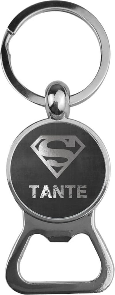 Bieropener Glas -  Super Tante