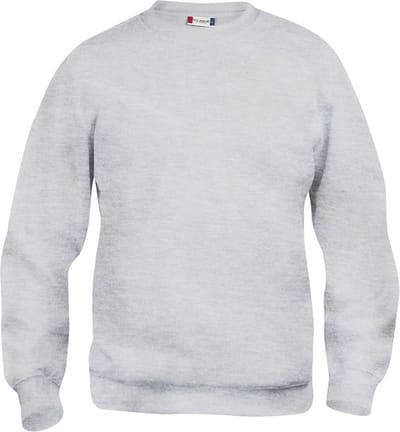 Clique Basic Roundneck 021030 - Grijs-melange - M