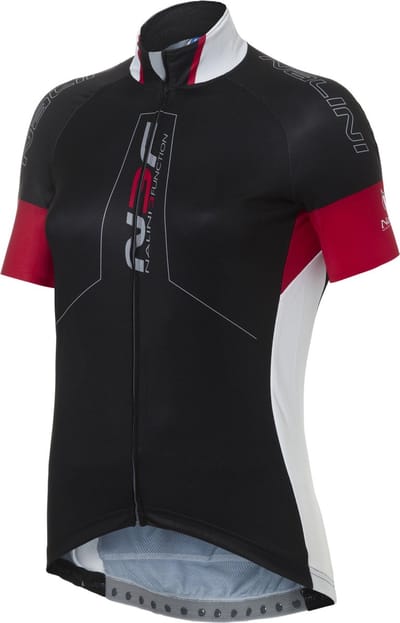 Nalini Guese fietsshirt Korte mouwen zwart rood - S