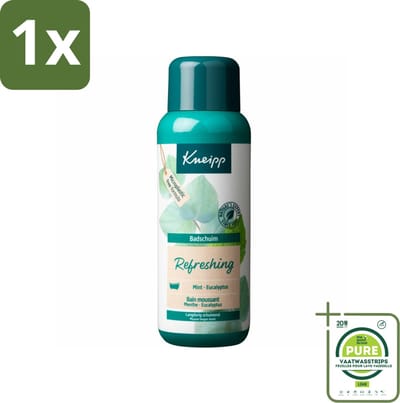 1 x Kneipp - Badschuim - Mint Eucalyptus - Verfrissend - 400 ml - Badschuim - Eucalyptus - Munt - Verfrissend - Ontspannend